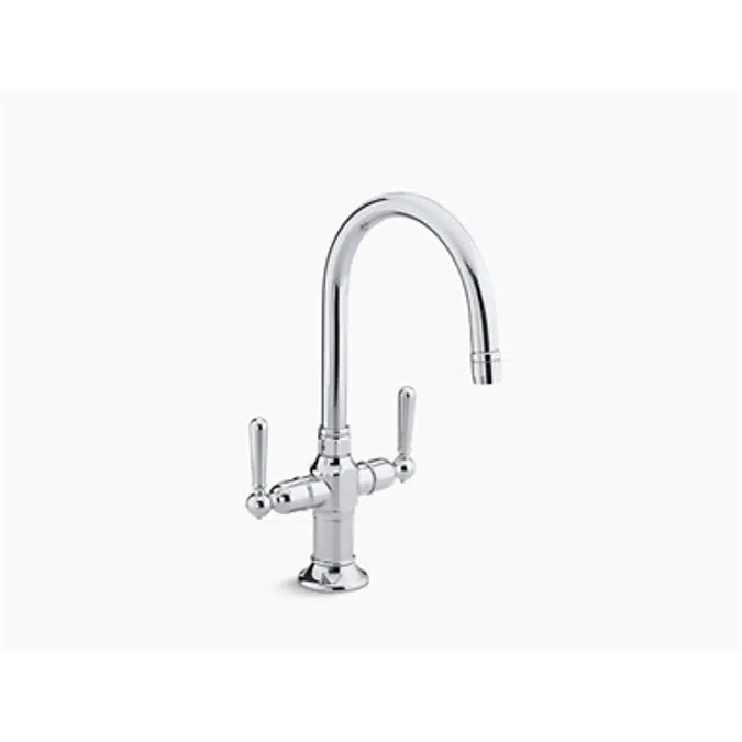 K-7342-4 HiRise™ single-hole bar sink faucet with lever handles