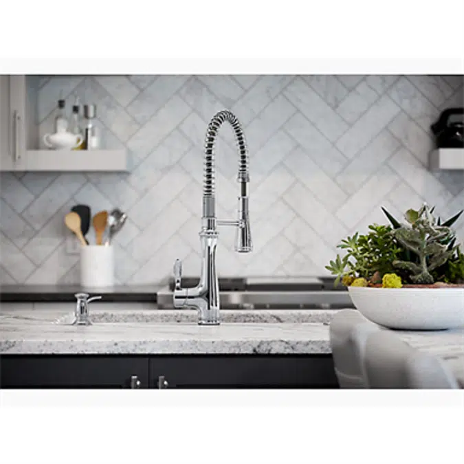 K-29106 Bellera® Single-handle semi-professional kitchen sink faucet
