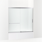 elate™ 56-3/4" h sliding bath door with 1/4" - thick glass