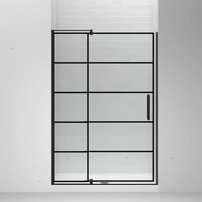 Image for Echelon® 70" H pivot shower door with 5/16"-thick glass