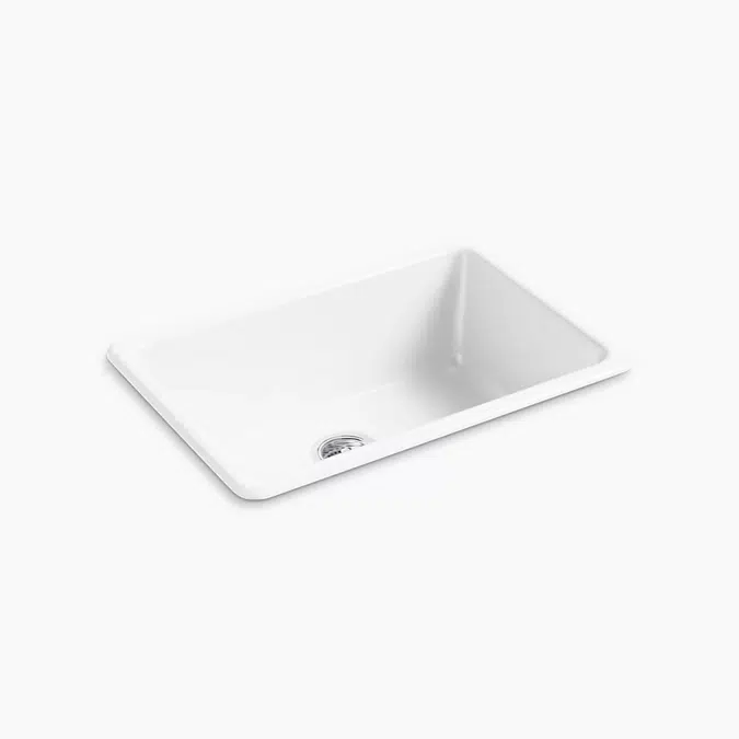 Iron/Tones® 27" top-/undermount single-bowl kitchen sink
