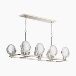 arendela® eight-light linear chandelier