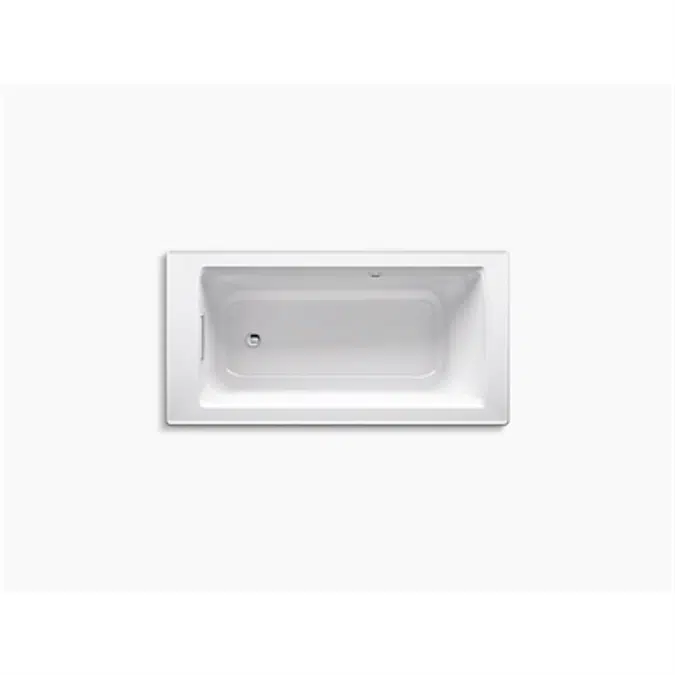 K-2592-W1 Archer® 62" x 32" freestanding bath with Bask® heated surface