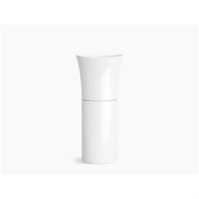 K-20701-N Veil™ pedestal bathroom sink without overflow