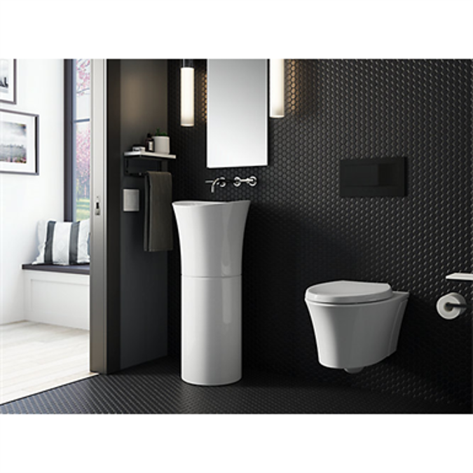 BIM objects Free download! K20701N Veil™ pedestal bathroom sink