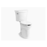 k-25077-ss kingston™ comfort height® two-piece elongated 1.28 gpf chair height toilet with antimicrobial finish