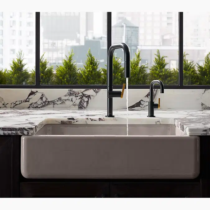 Components® Pull-down kitchen sink faucet with two-function sprayhead