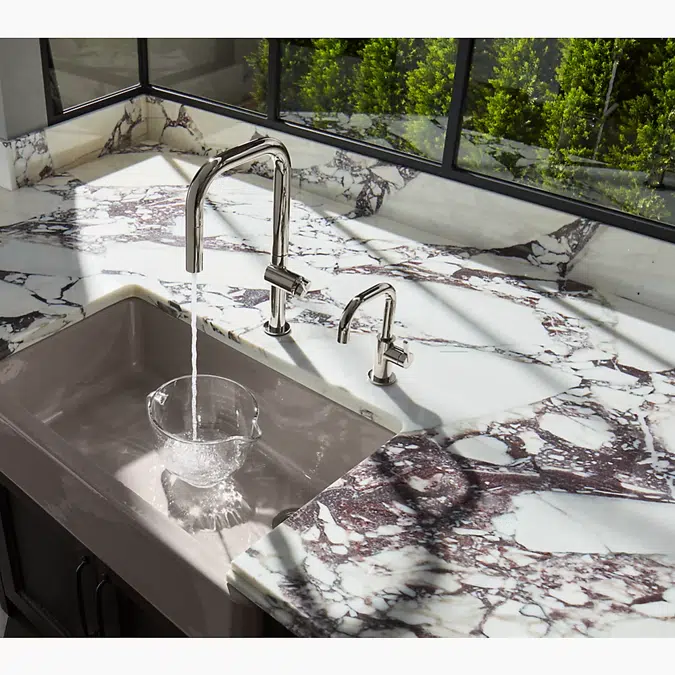 Components® Pull-down kitchen sink faucet with two-function sprayhead