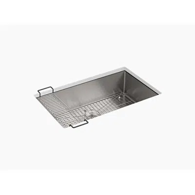 K-5285 Strive® 32" x 18-5/16" x 9-5/16" Undermount single-bowl kitchen sink with accessories 이미지