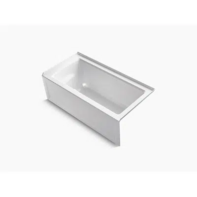 bild för K-1946-RA Archer® 60" x 30" alcove bath with integral apron, integral flange and right-hand drain