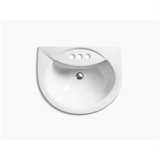 K-11160-4 Odeon™ Drop-in bathroom sink with 4" centerset faucet holes