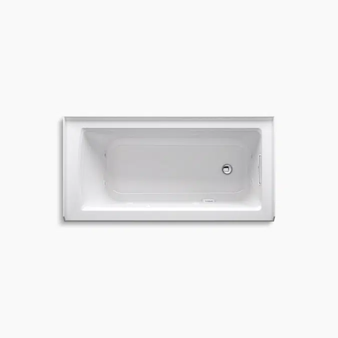 Archer® 60" x 30" alcove whirlpool bath, right drain