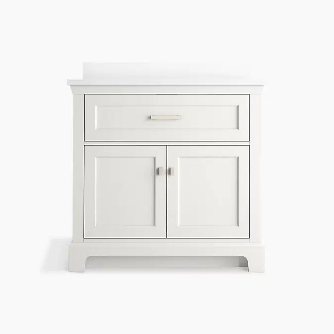 Charlemont™ 36" bathroom vanity cabinet with sink and quartz top