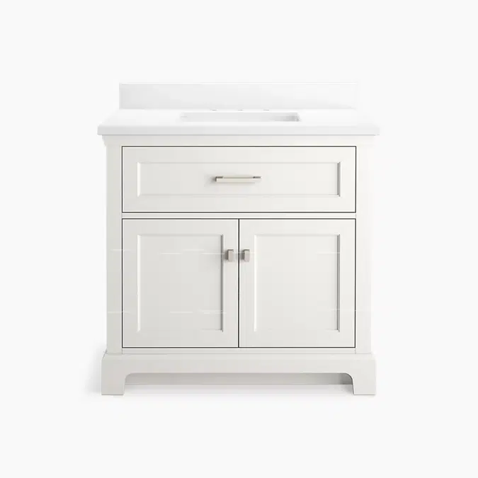 Charlemont™ 36" bathroom vanity cabinet with sink and quartz top