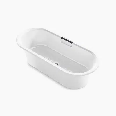 imagen para Volute™ 70-7/8" x 30-3/8" freestanding bath with base