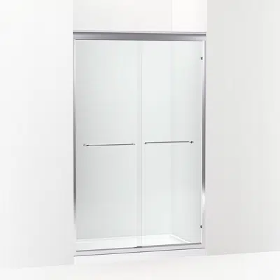 รูปภาพสำหรับ Fluence® 44-1/2" - 47-1/2" W x 75-23/32" H sliding shower door with 1/4" thick Crystal Clear glass