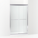 fluence® 44-1/2" - 47-1/2" w x 75-23/32" h sliding shower door with 1/4" thick crystal clear glass
