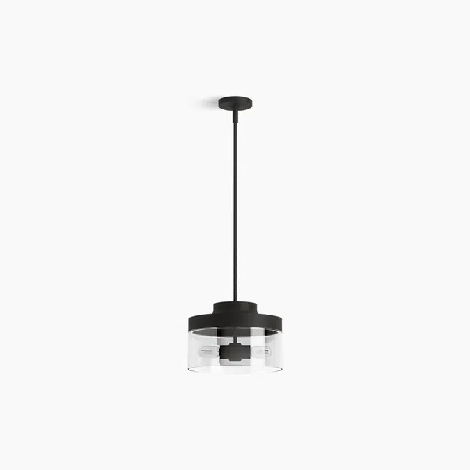 Purist® 12-1/2" two-light pendant