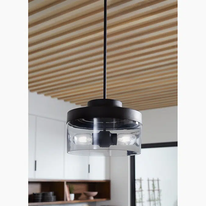 Purist® 12-1/2" two-light pendant