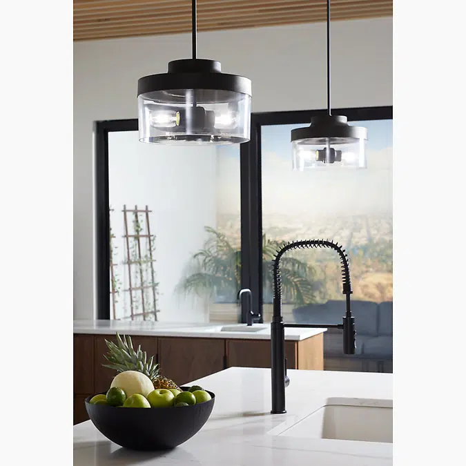 Purist® 12-1/2" two-light pendant