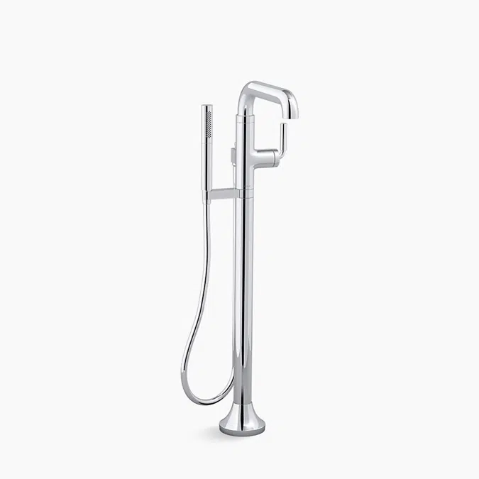 Tone™ Floor-mount bath filler trim with handshower