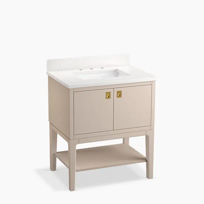 Seagrove™ by Studio McGee 30" bathroom vanity cabinet with sink and quartz top