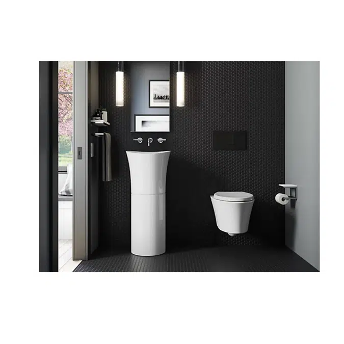 K-20703 Veil® Tall Vessel/pedestal bathroom sink basin