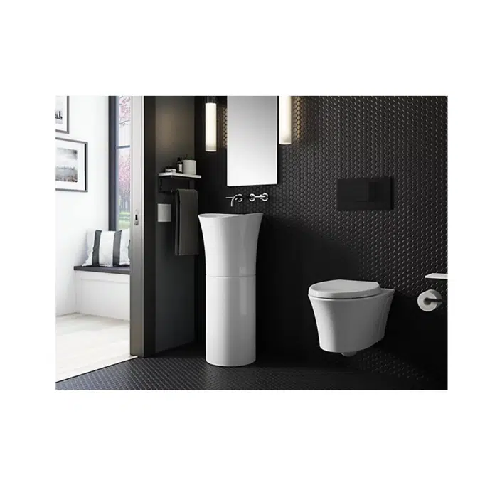 K-20703 Veil® Tall Vessel/pedestal bathroom sink basin