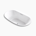 underscore® 71-1/2" x 41-9/16" drop-in vibracoustic® bath with bask® heated surface