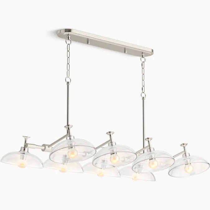 Tone™ 41" eight-light chandelier