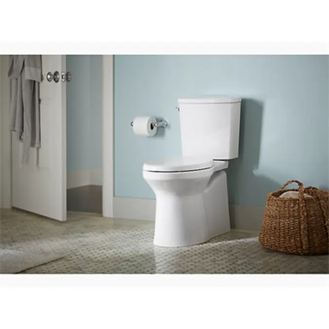 K-20450 Irvine® Comfort Height® Two-piece elongated 1.28 gpf chair height toilet