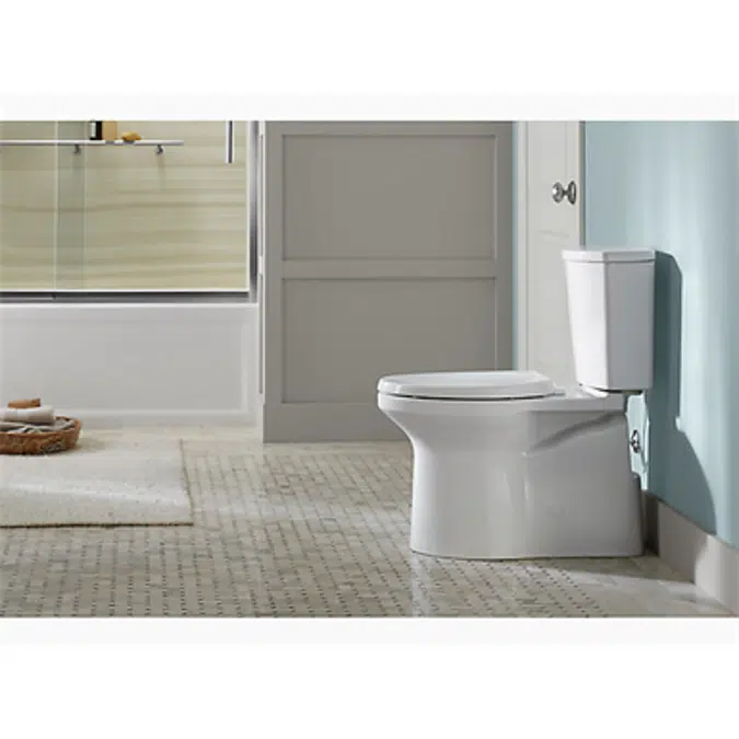 K-20450 Irvine® Comfort Height® Two-piece elongated 1.28 gpf chair height toilet