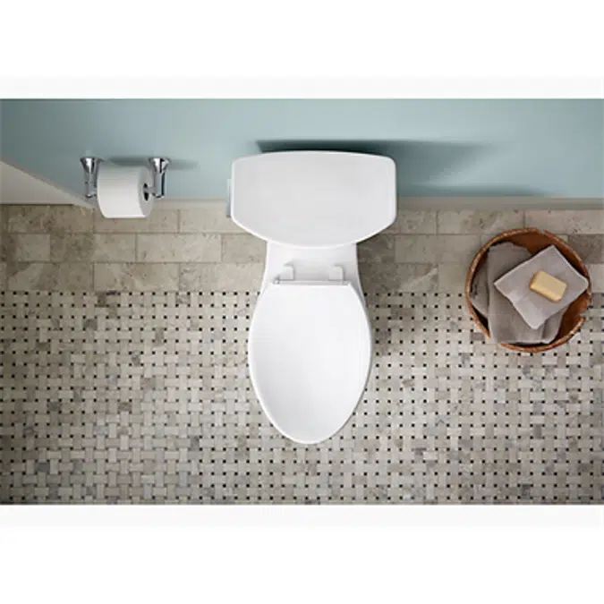 K-20450 Irvine® Comfort Height® Two-piece elongated 1.28 gpf chair height toilet