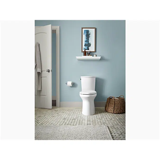 K-20450 Irvine® Comfort Height® Two-piece elongated 1.28 gpf chair height toilet