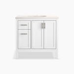 hadron™ 36" bathroom vanity cabinet with sink and quartz top