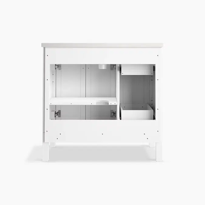 Hadron™ 36" bathroom vanity cabinet with sink and quartz top