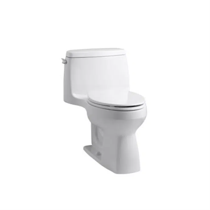 K-3811 Santa Rosa™ Comfort Height® One-piece compact elongated 1.6 gpf chair height toilet with slow-close seat