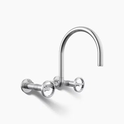 รูปภาพสำหรับ Billet™ Two-hole wall-mount bridge kitchen sink faucet