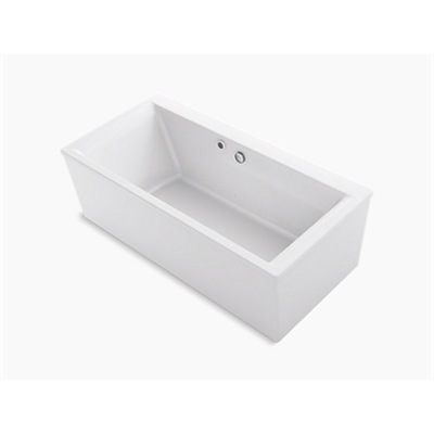 Image for Stargaze® 60" x 34" freestanding bath with Bask® heated surface and straight shroud