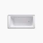 archer® 60" x 30" alcove whirlpool bath with bask® heated surface, right drain