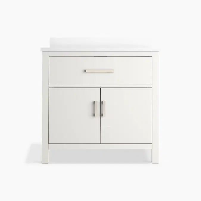 Kresla™ 36" bathroom vanity cabinet with sink and quartz top