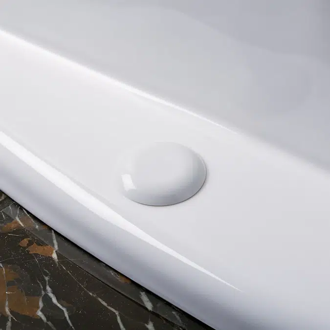 San Souci® One-piece compact elongated toilet with concealed trapway, 1.28 gpf