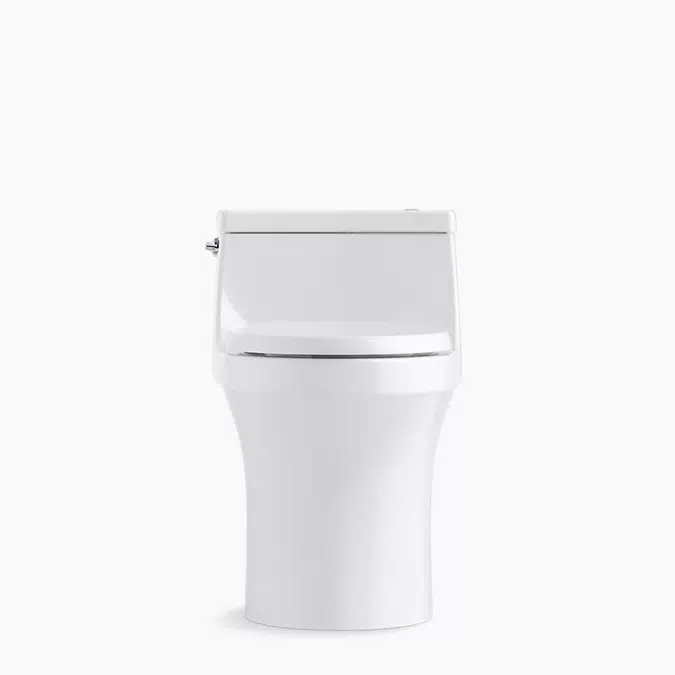 San Souci® One-piece compact elongated toilet with concealed trapway, 1.28 gpf