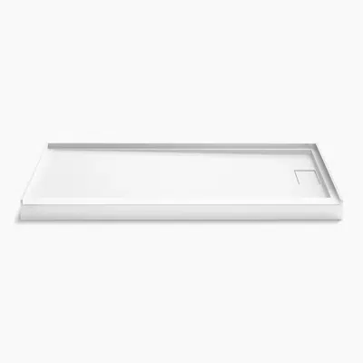 Stoneridge™ 72" x 34" alcove shower base, right drain图像