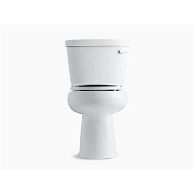 K-3851-RA Cimarron® Comfort Height® Two-piece round-front 1.28 gpf chair height toilet with right-hand trip lever and 10" rough-in