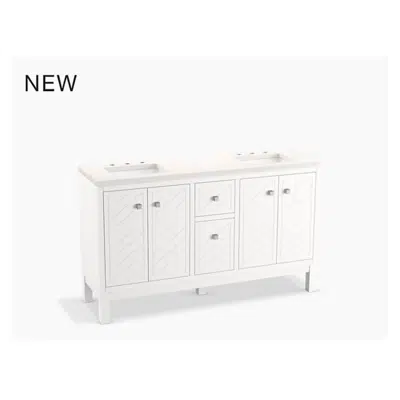 obraz dla K-33532-ASB Beauxline™ 60" bathroom vanity set