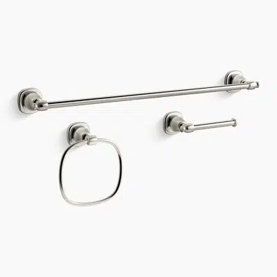 imagem para Florez™ Three-piece bathroom accessory set