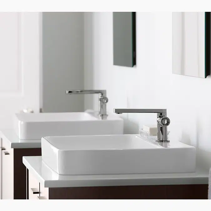 Vox® 23" rectangular vessel bathroom sink