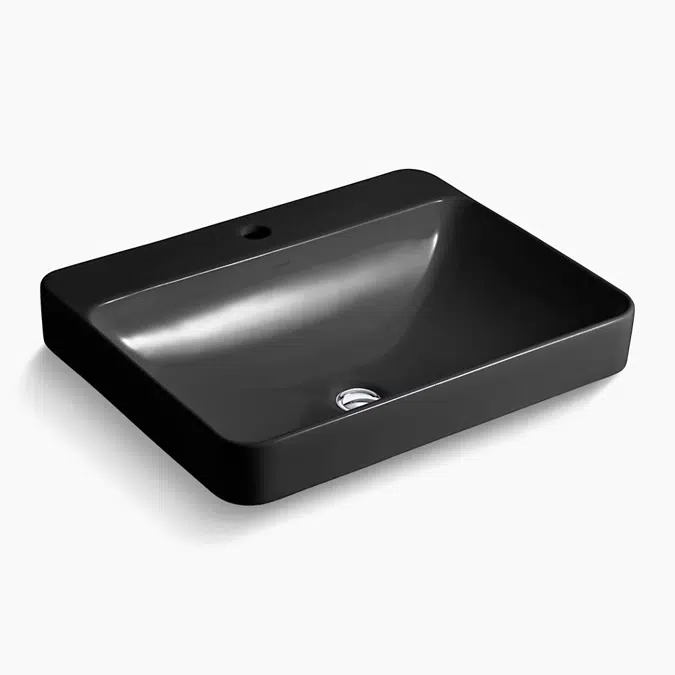 Vox® 23" rectangular vessel bathroom sink