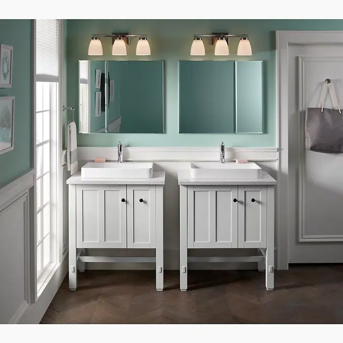 Vox® 23" rectangular vessel bathroom sink